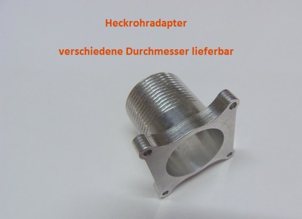 Heckrohr / Heckrotor Aufnahmeadapter für 2,5 Meter Getriebe